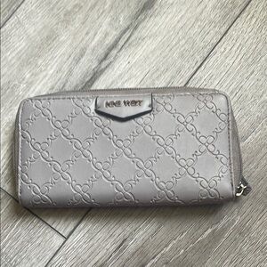 Nine West Gray Embossed Women's Wallet